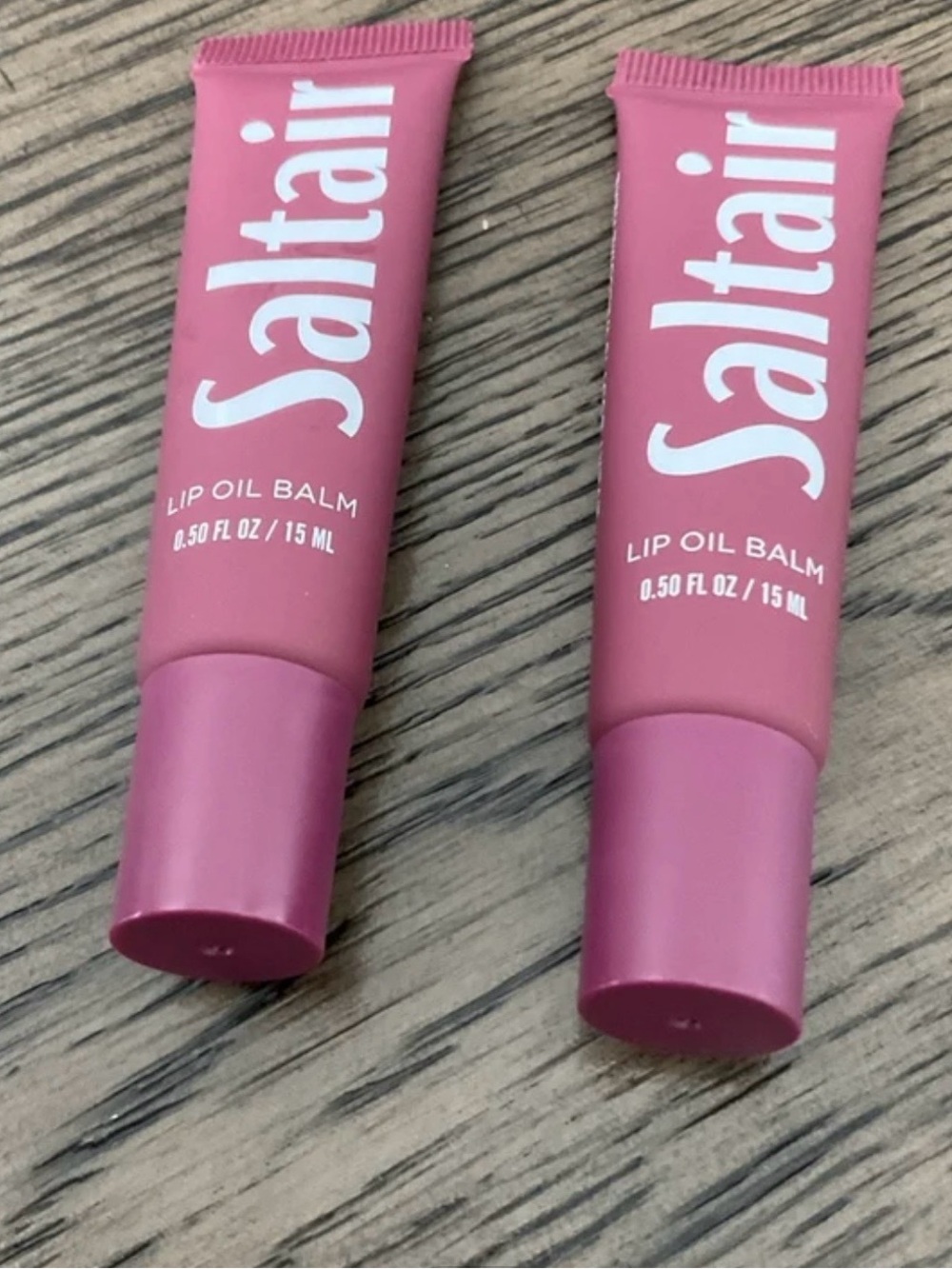 Two Saltair Lip Oil Balm — Açaí flavor